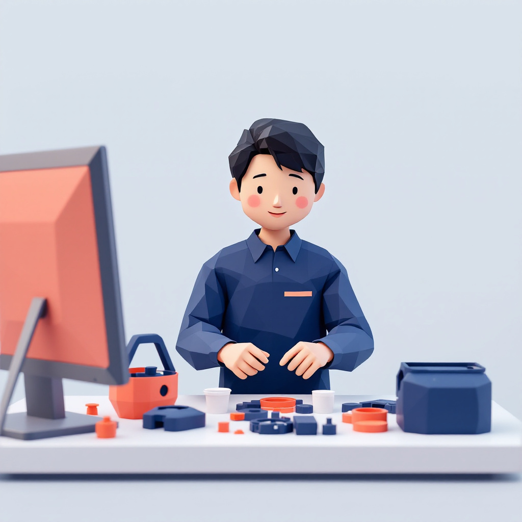 エコデザイン・製品企画のキャラクターイラスト