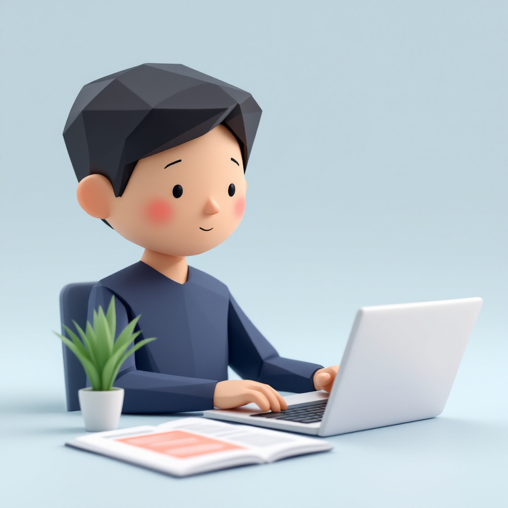 ESG開示・IR担当のキャラクターイラスト