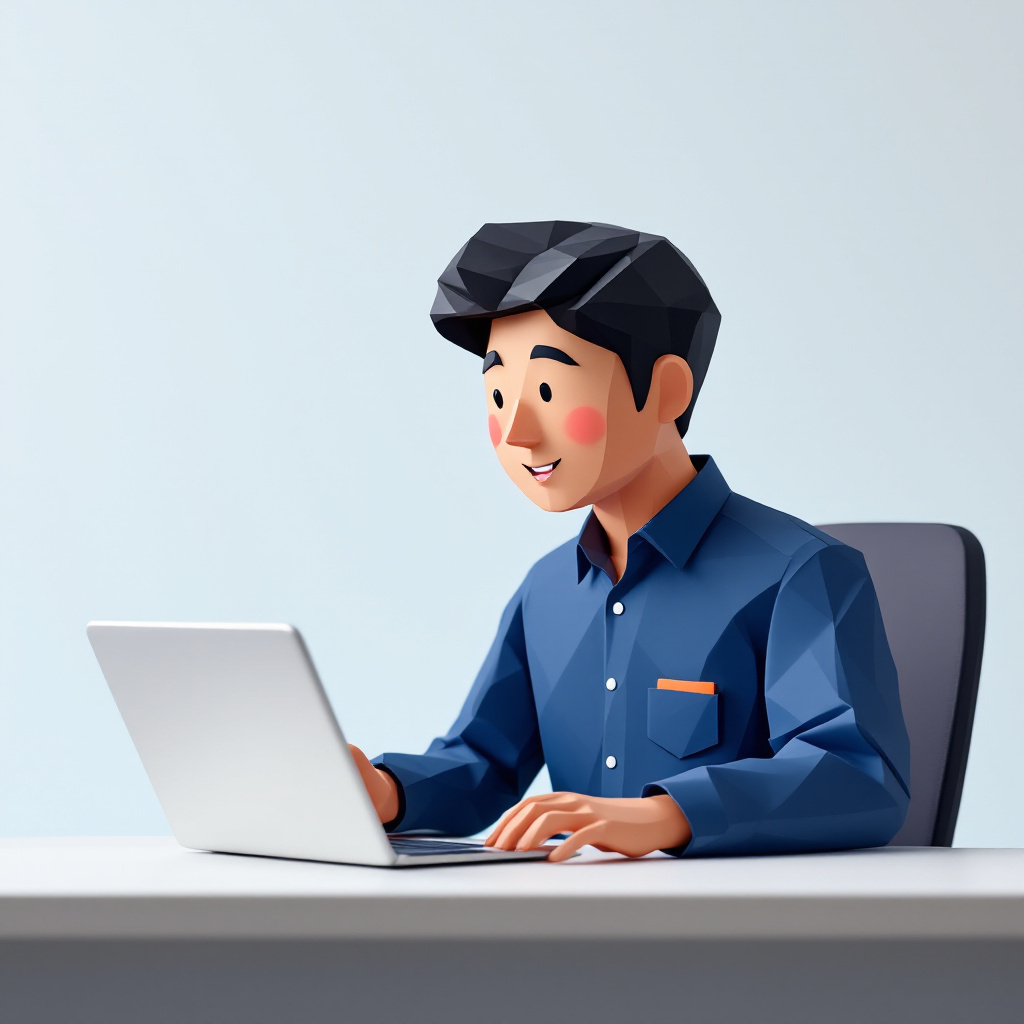 再エネ調達・カーボン取引担当のキャラクターイラスト