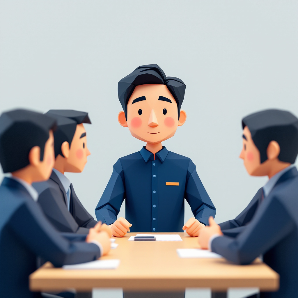 サステナビリティ推進・全社変革リードのキャラクターイラスト